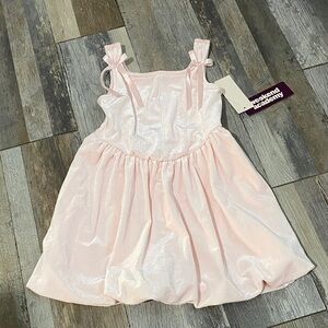 Shimmering Pink Kids Casual Dress
